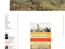 Tablet Screenshot of johnferling.com